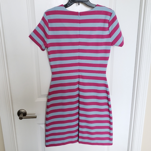 Brooks Brothers Red Fleece Striped A-Line Dress Sz S - Picture 3 of 9
